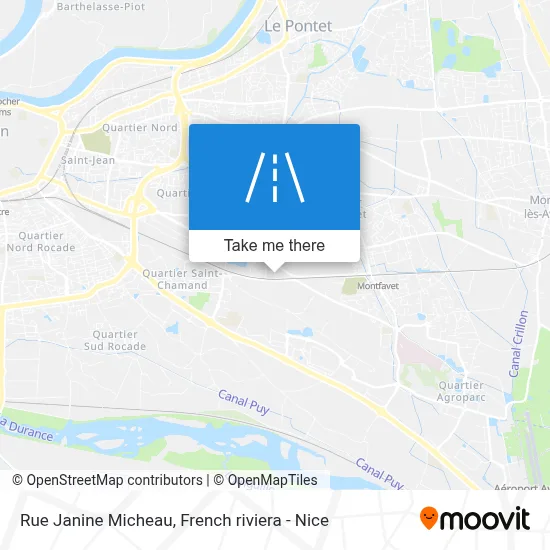 Rue Janine Micheau map