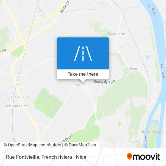 Rue Fontvieille map