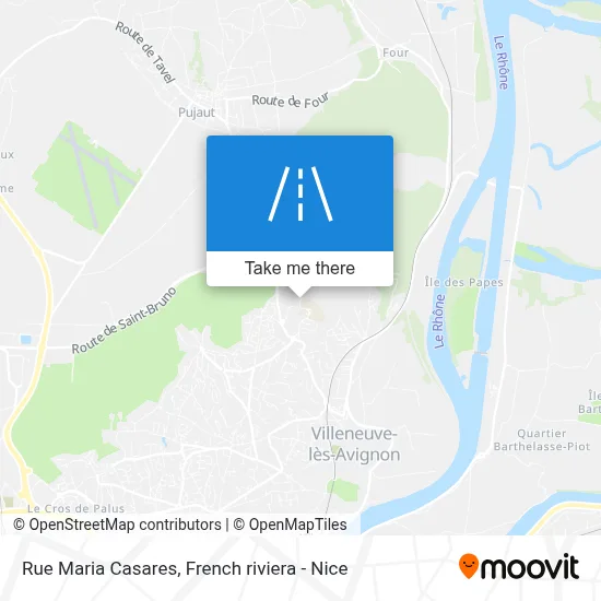 Rue Maria Casares map