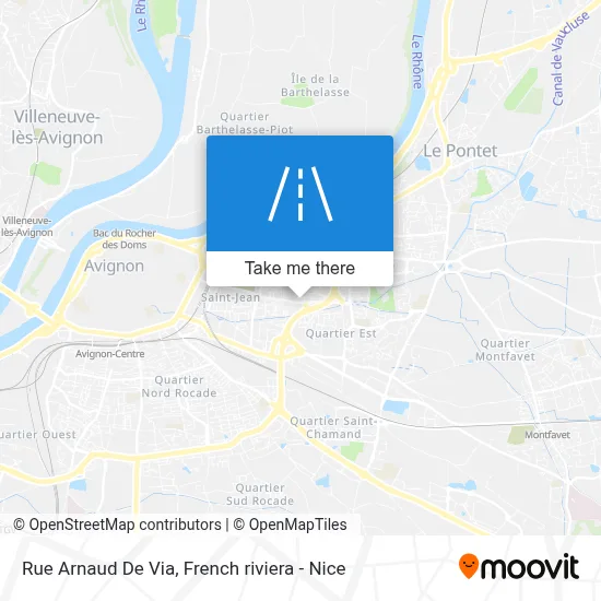Mapa Rue Arnaud De Via