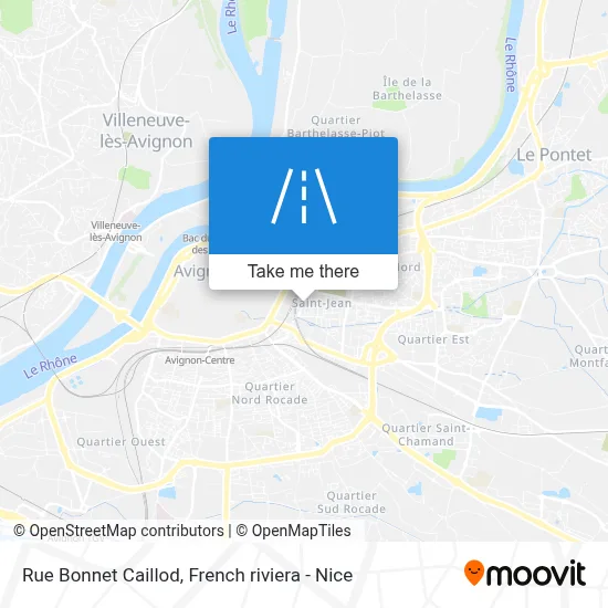 Rue Bonnet Caillod map