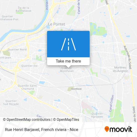 Rue Henri Barjavel map