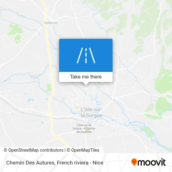 Chemin Des Autures map