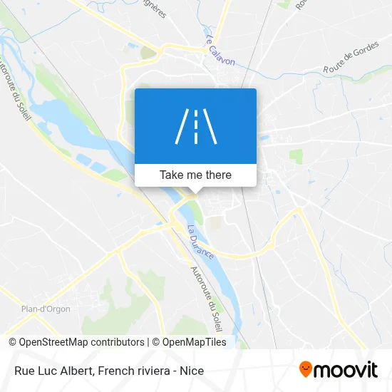 Rue Luc Albert map