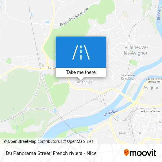 Mapa Rue Du Panorama