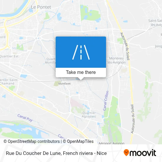 Rue Du Coucher De Lune map