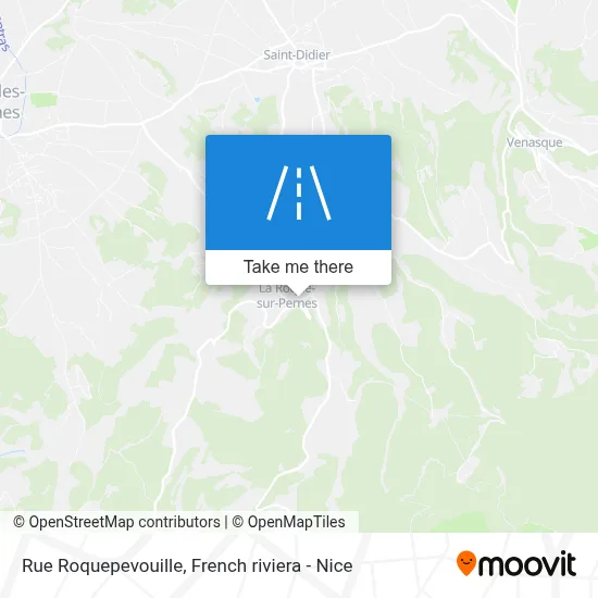 Rue Roquepevouille map