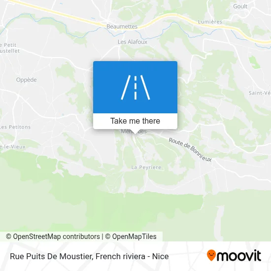 Mapa Rue Puits De Moustier
