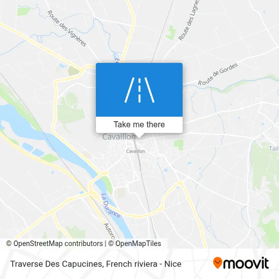 Traverse Des Capucines map