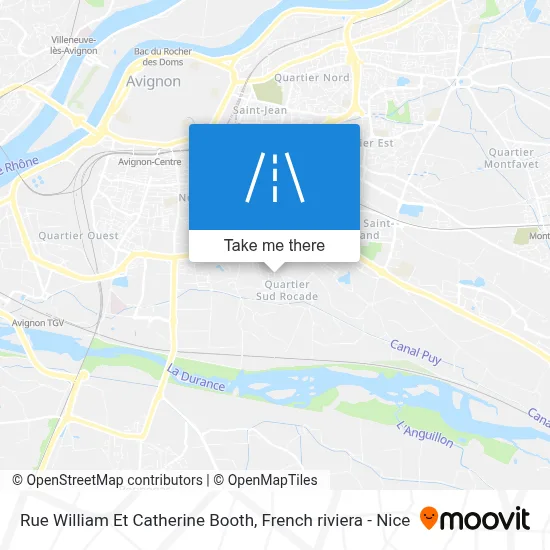 Rue William Et Catherine Booth map
