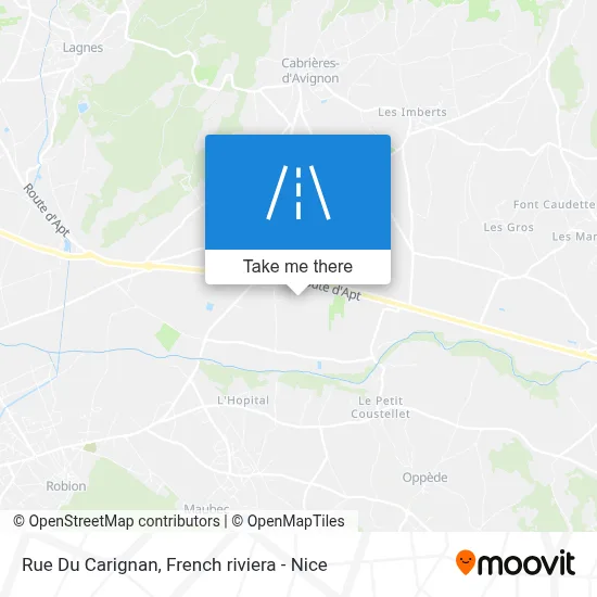 Rue Du Carignan map