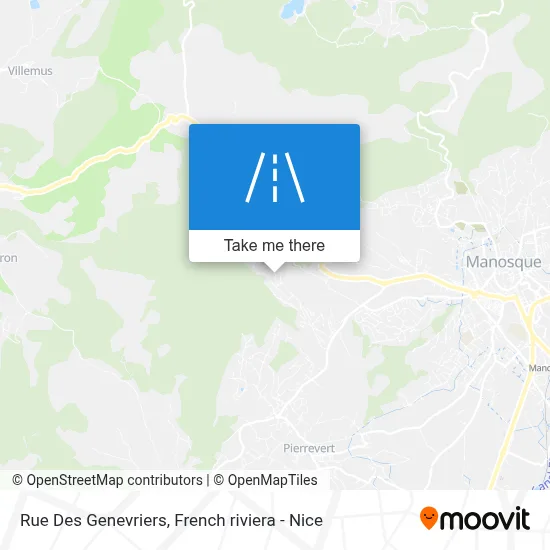 Rue Des Genevriers map