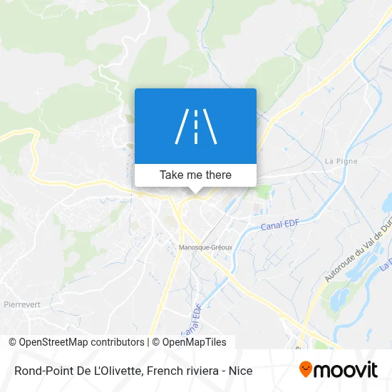 Rond-Point De L'Olivette map