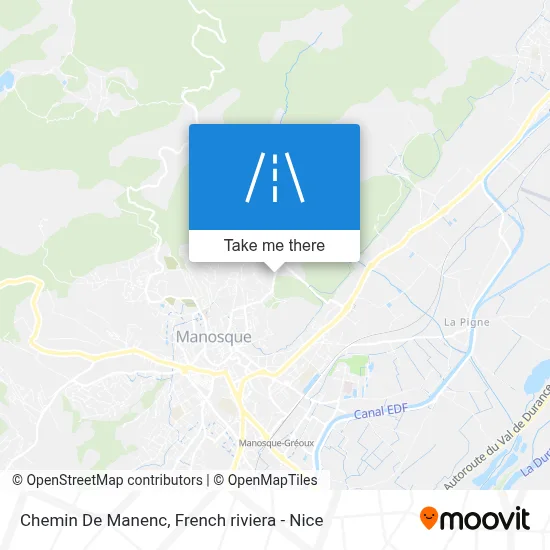 Chemin De Manenc map