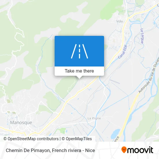 Chemin De Pimayon map