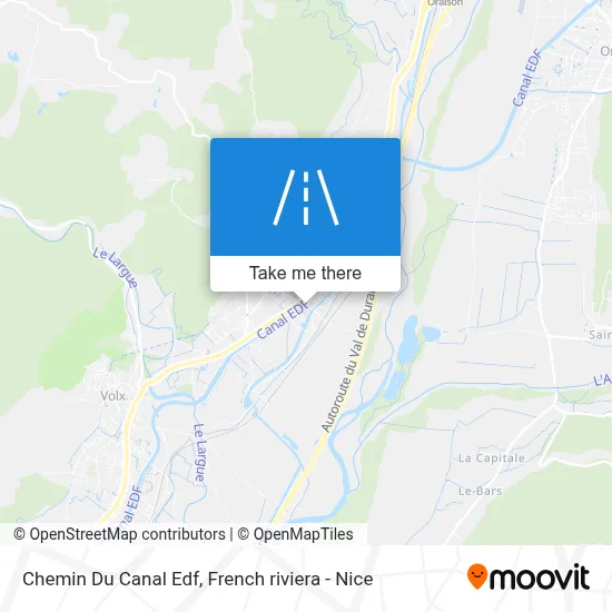 Chemin Du Canal Edf map