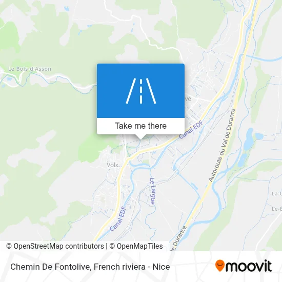 Chemin De Fontolive map