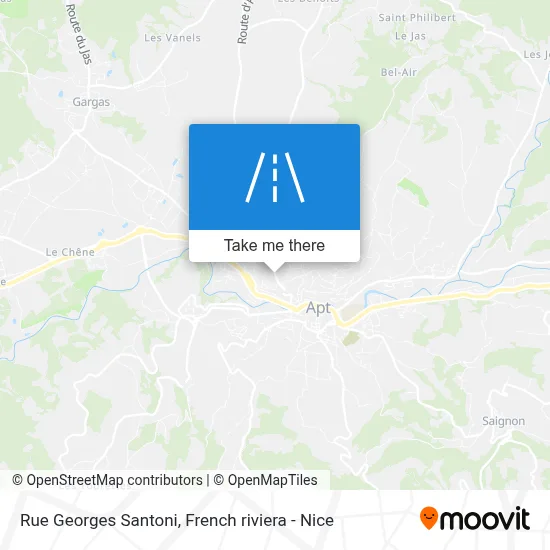 Rue Georges Santoni map