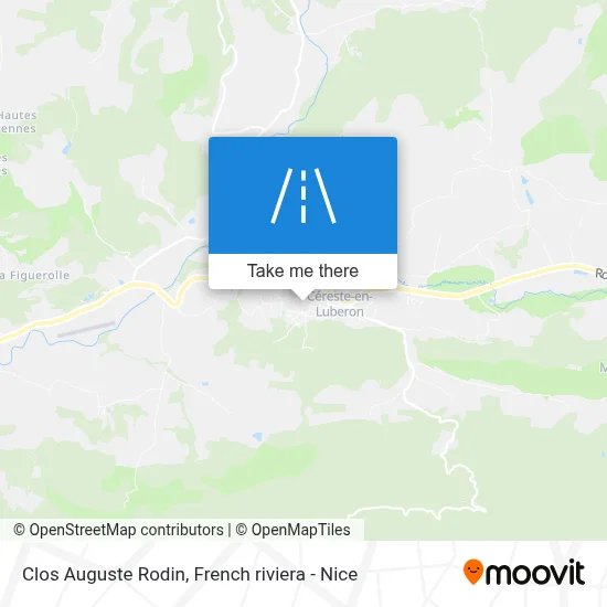 Clos Auguste Rodin map