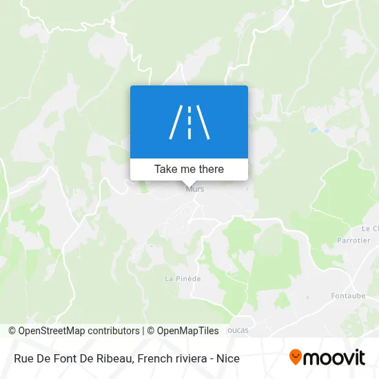 Rue De Font De Ribeau map