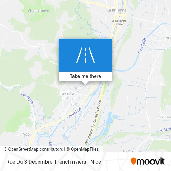 Rue Du 3 Décembre map