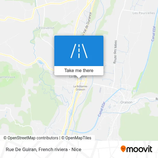 Rue De Guiran map
