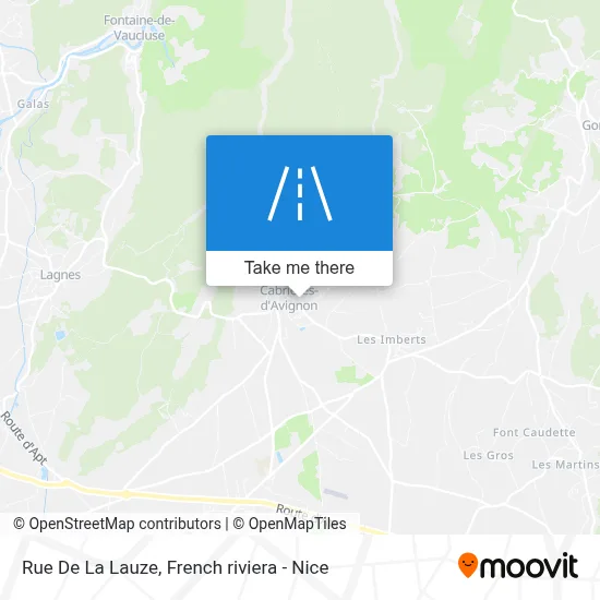 Rue De La Lauze map