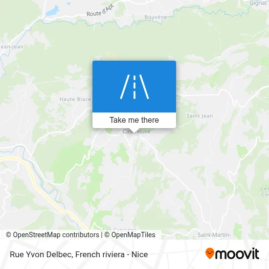 Rue Yvon Delbec map