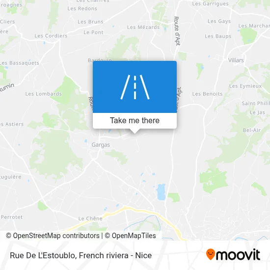 Rue De L'Estoublo map