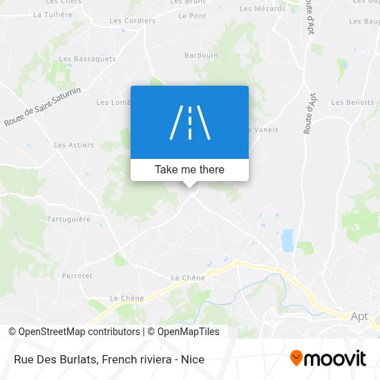 Rue Des Burlats map