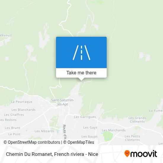 Chemin Du Romanet map