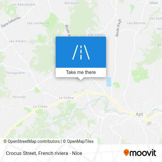 Rue Des Crocus map