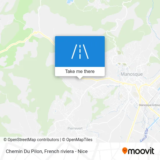 Chemin Du Pilon map