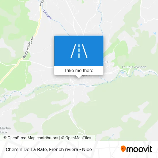 Chemin De La Rate map
