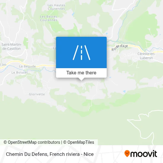 Chemin Du Defens map