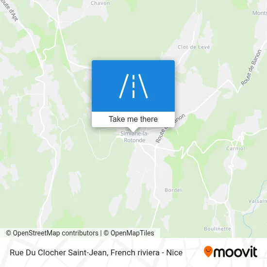 Rue Du Clocher Saint-Jean map