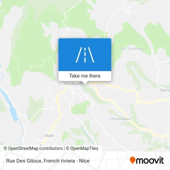 Mapa Rue Des Giloux