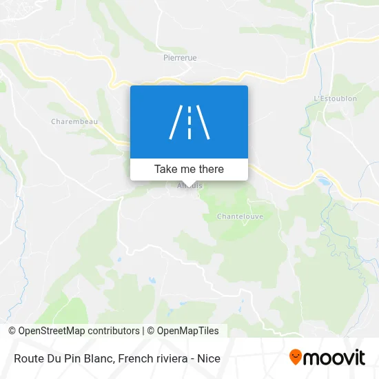 Route Du Pin Blanc map