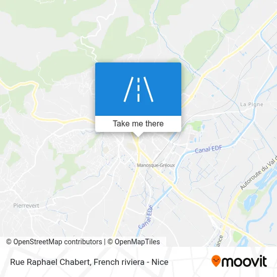 Mapa Rue Raphael Chabert