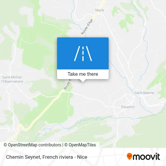 Chemin Seynet map