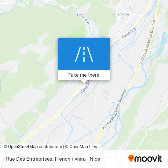 Rue Des Entreprises map