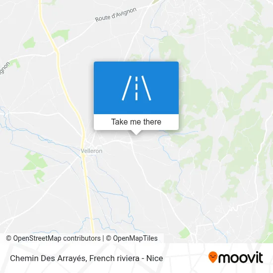 Chemin Des Arrayés map