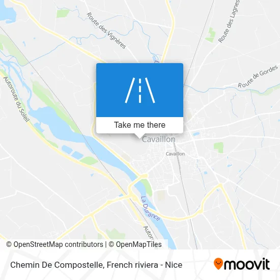 Chemin De Compostelle map