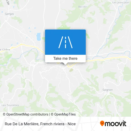 Rue De La Merlière map