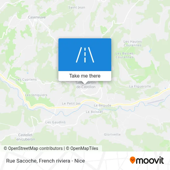 Mapa Rue Sacoche