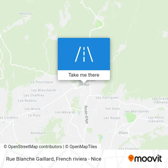 Rue Blanche Gaillard map