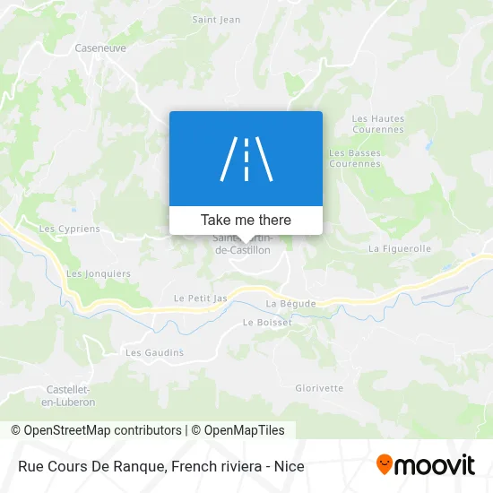 Rue Cours De Ranque map