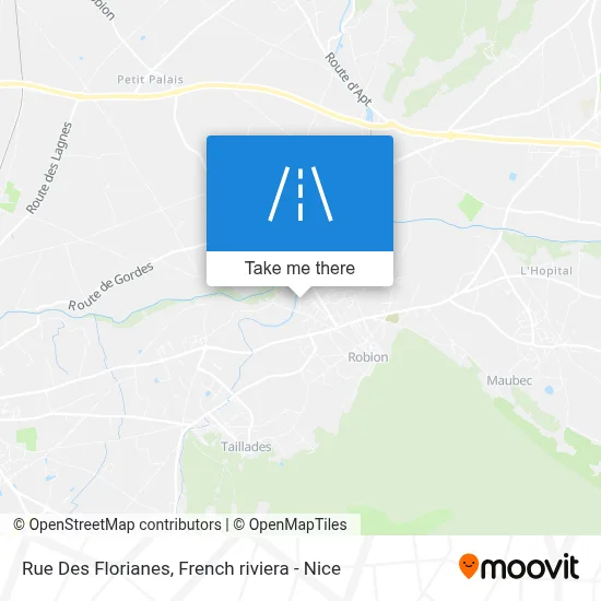 Rue Des Florianes map