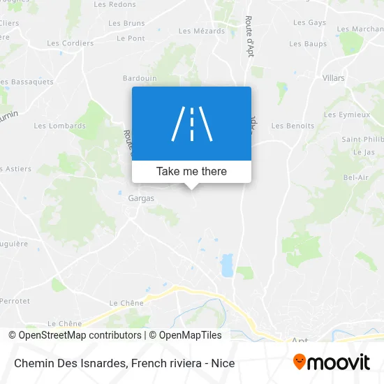 Chemin Des Isnardes map