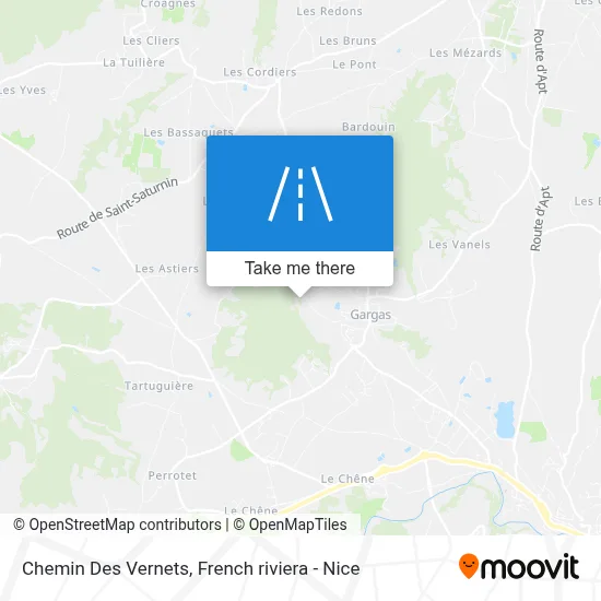 Chemin Des Vernets map